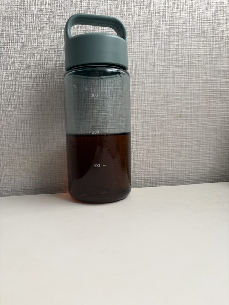無印良品の目盛り付きドリンクボト